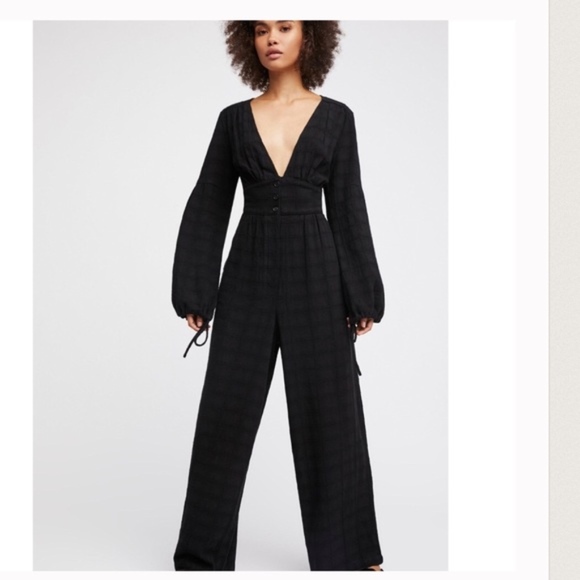 black linen jumper